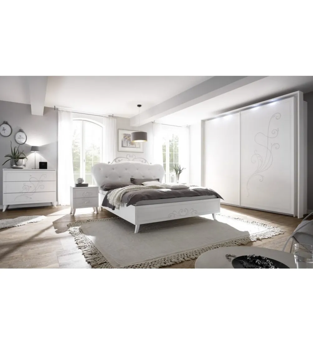 Łóżko NIVEA 160 Cm x 200 Cm białe