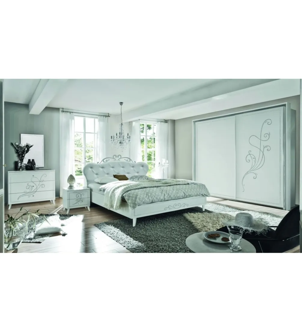 Łóżko NIVEA 160 Cm x 200 Cm białe