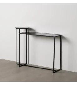 Konsola AGENRATA 101 cm czarna