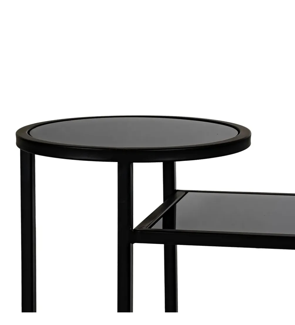 Konsola AGENRATA 101 cm czarna