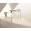 Konsola ARES 100 cm drewno mango biała