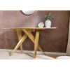 Konsola ART LIVING 140 cm blat z białego marmuru