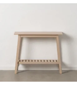 Konsola BATAN 90 cm drewno sosna kremowy