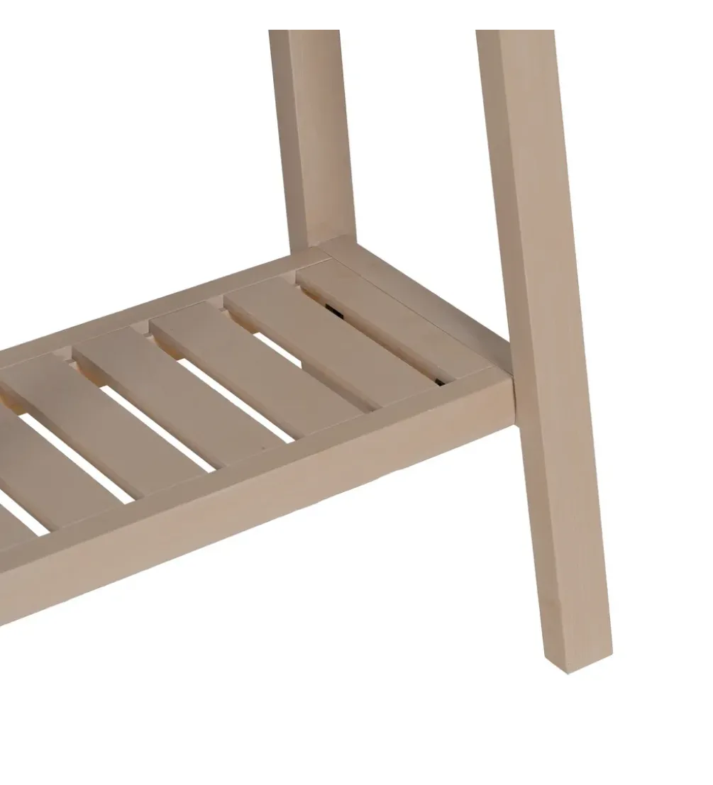 Konsola BATAN 90 cm drewno sosna kremowy