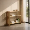 Konsola BELLAMONTE 85 cm drewno teak naturalna
