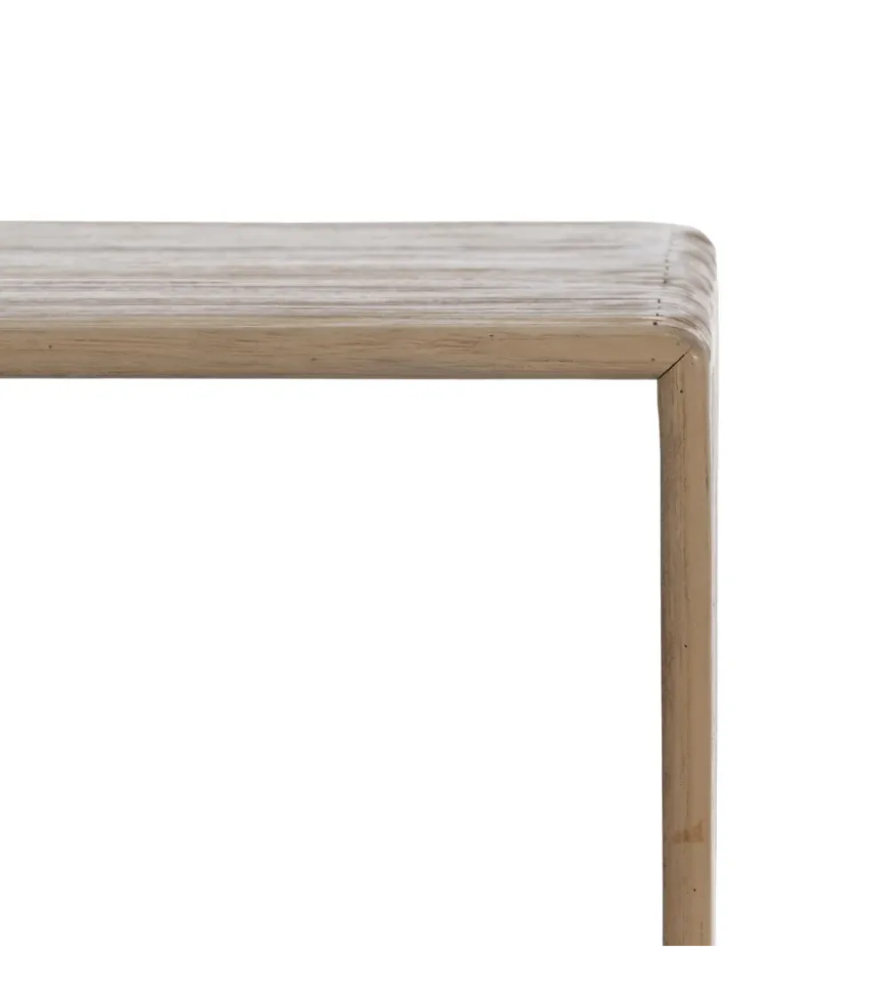 Konsola BELLAMONTE 85 cm drewno teak naturalna