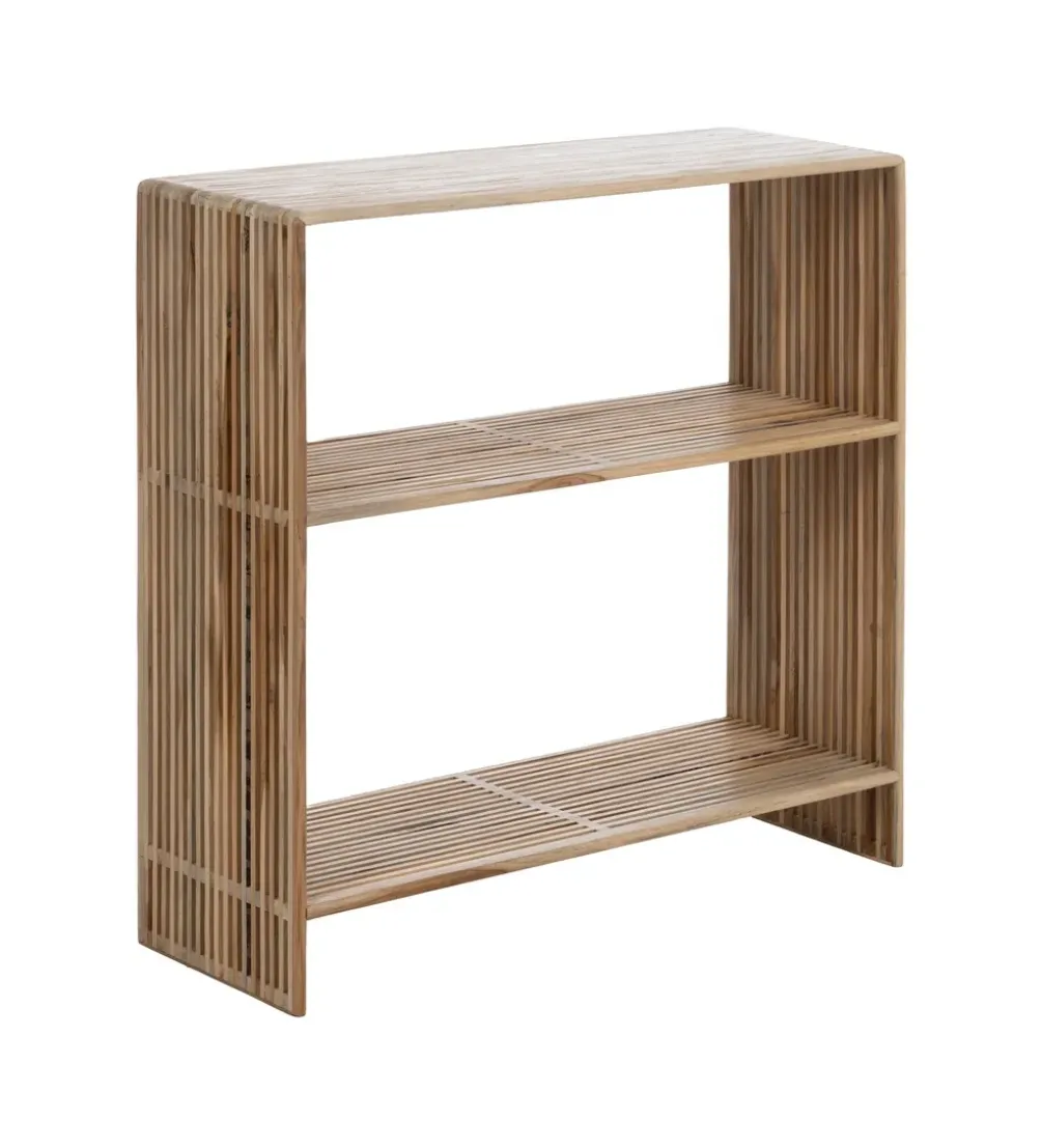 Konsola BELLAMONTE 85 cm drewno teak naturalna