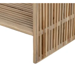 Konsola BELLAMONTE 85 cm drewno teak naturalna