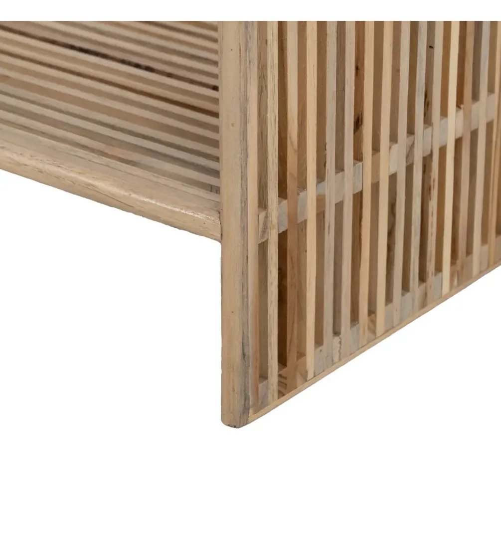 Konsola BELLAMONTE 85 cm drewno teak naturalna