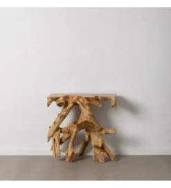 Konsola BESTARMA 80 cm drewno teak