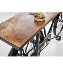 Konsola BICYCLE 195 cm drewno mango