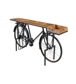 Konsola BICYCLE 195 cm drewno mango