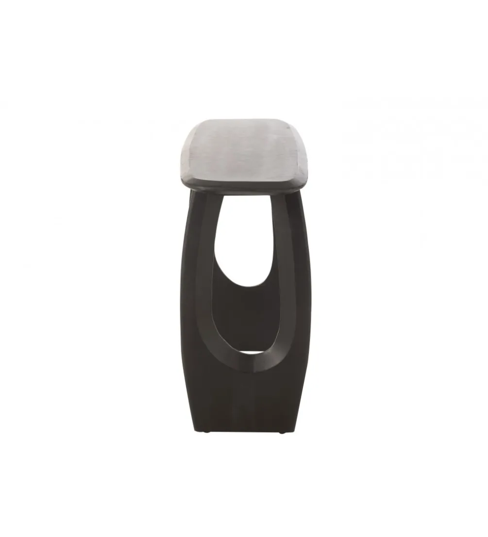 Konsola CAVE 120 cm drewno mango czarna