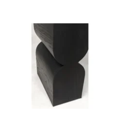 Konsola Curve 120 cm w optyce jesionu czarna