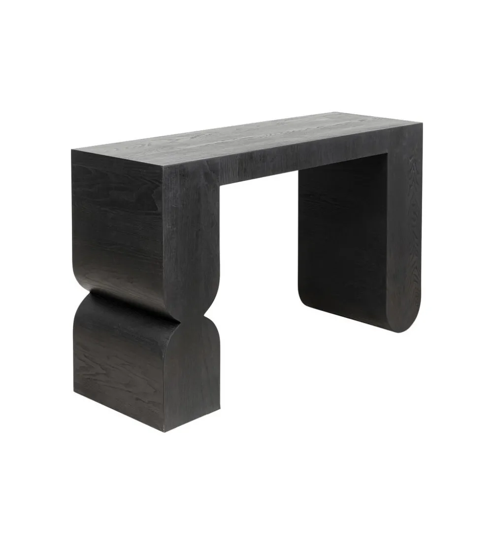 Konsola Curve 120 cm w optyce jesionu czarna