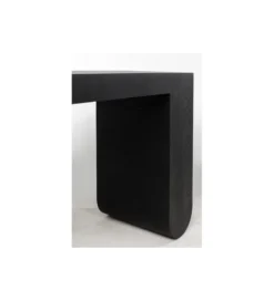 Konsola Curve 120 cm w optyce jesionu czarna