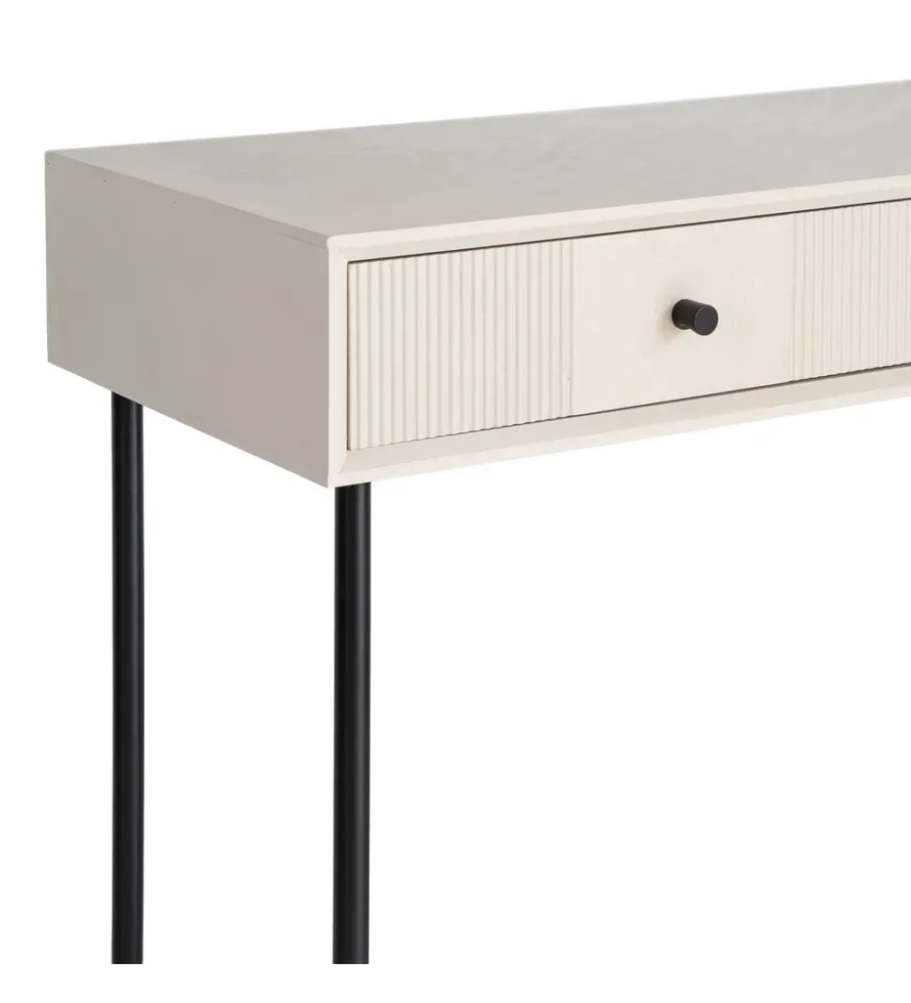 Konsola ENTARADA 90 cm kremowa