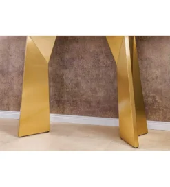 Konsola EXTRAVAGANCIA 140 cm blat z białego marmuru