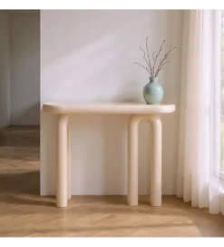Konsola FYRPYT 120 cm kremowa