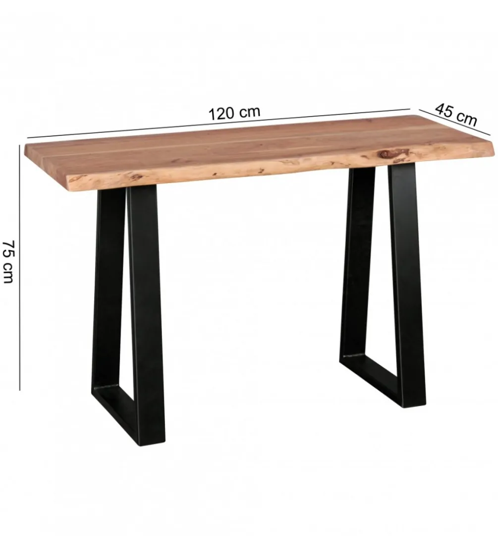 Konsola GAYA 120 cm drewno akacja