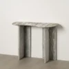 Konsola GERTUR 100 cm marmur szara