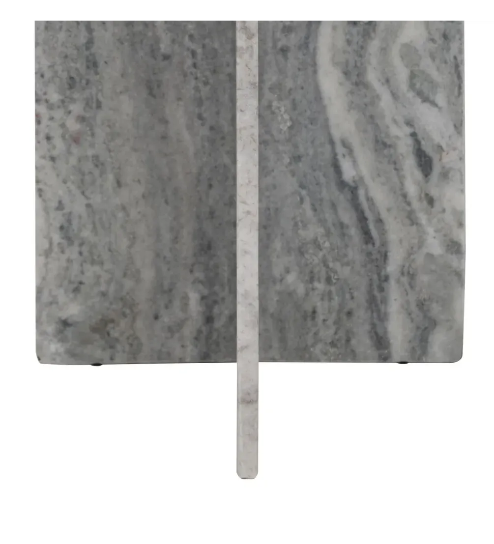 Konsola GERTUR 100 cm marmur szara