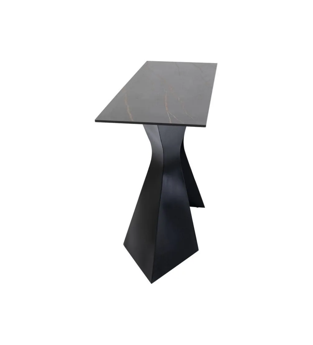 Konsola GLOYRIA 140 cm w optyce czarnego marmuru