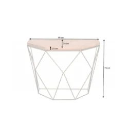 Konsola GORAN 90 cm drewno mango