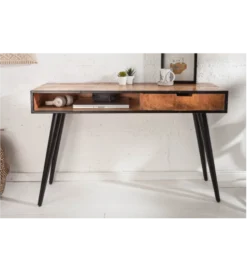Konsola Industrial 120 cm drewno mango