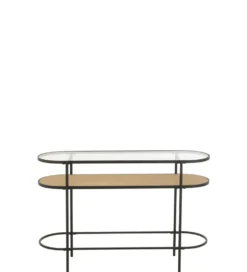 Konsola IVY 120 cm naturalna czarna