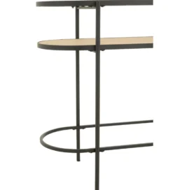 Konsola IVY 120 cm naturalna czarna