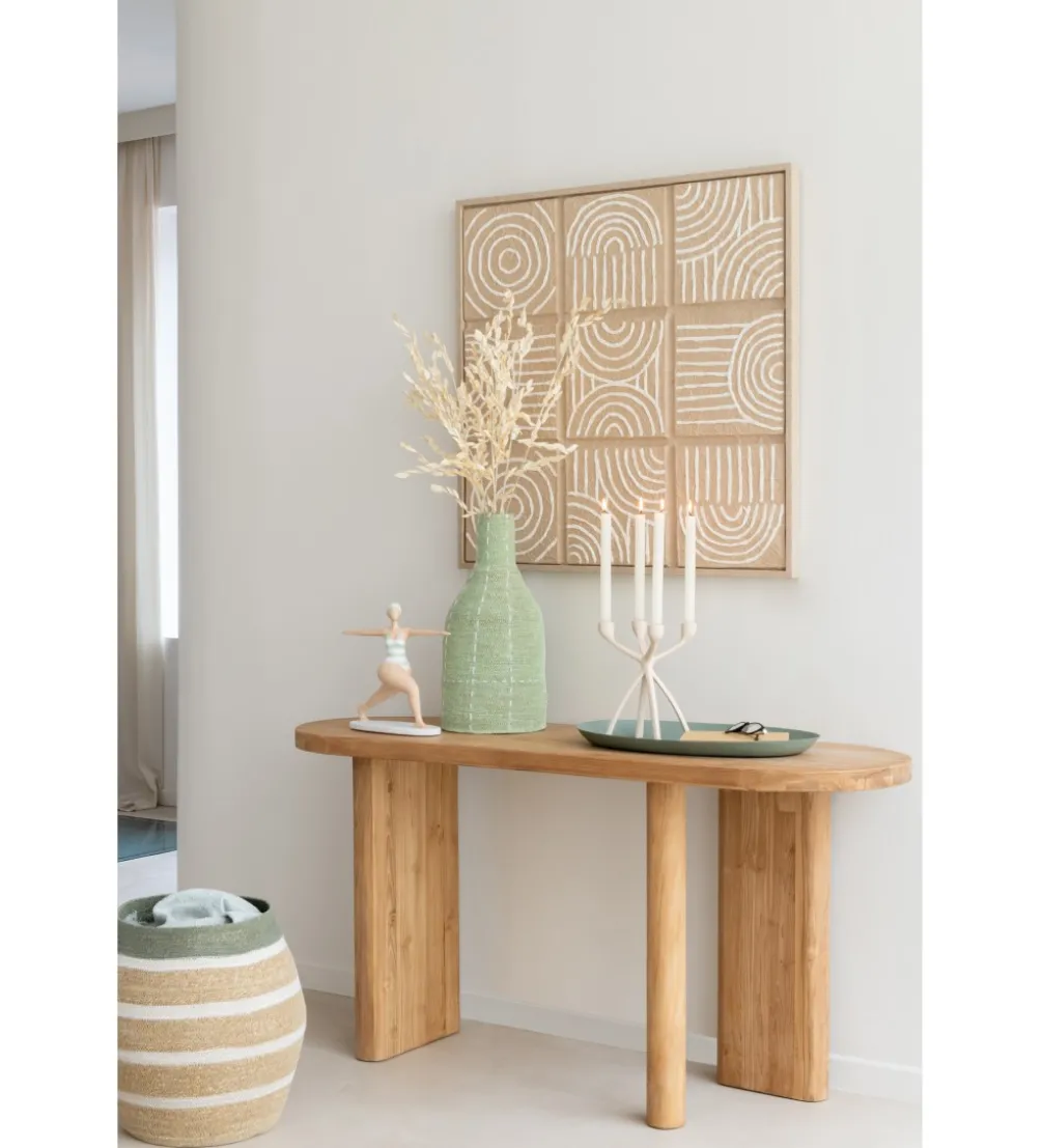 Konsola LEMONE 150 cm drewno teak naturalne