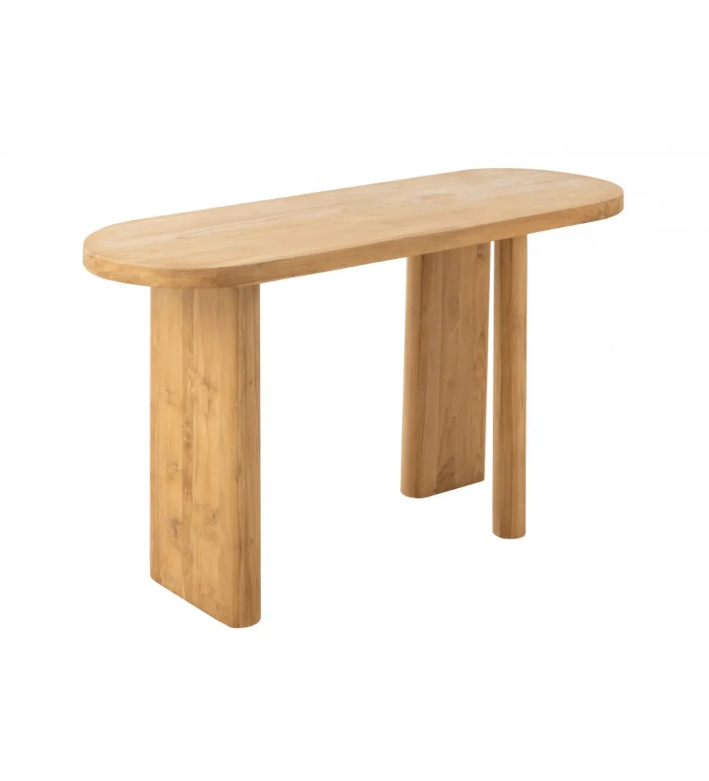 Konsola LEMONE 150 cm drewno teak naturalne