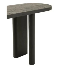 Konsola LEMONE 150 cm drewno teak czarna