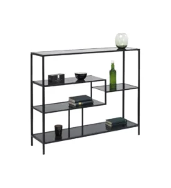 Konsola LOFT 115 x 100 cm czarna