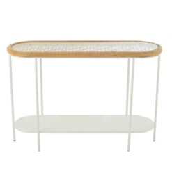 Konsola MATI 120 cm drewno biała