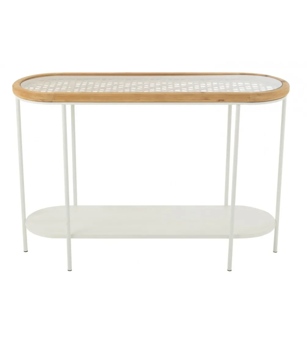 Konsola MATI 120 cm drewno biała
