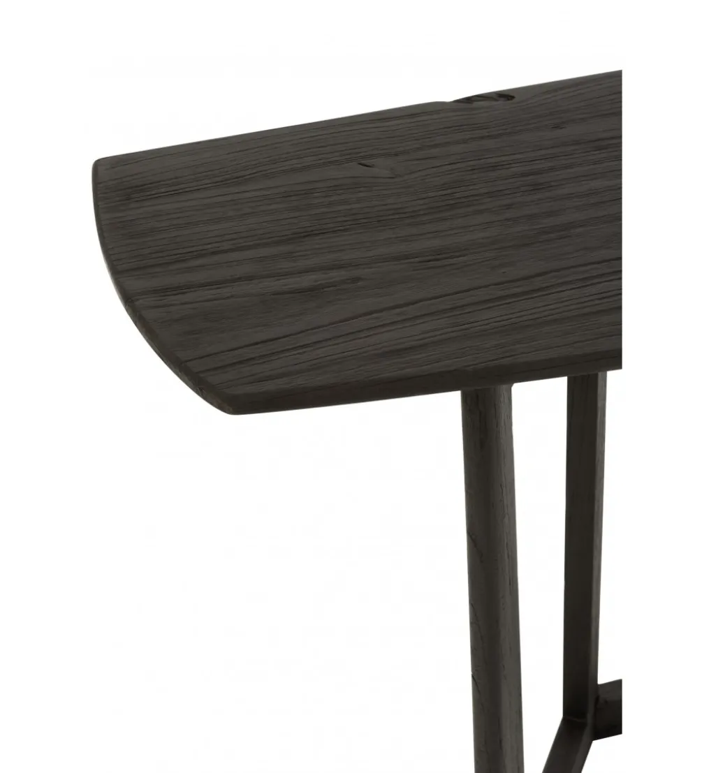 Konsola MATY 140 cm drewno czarna