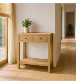 Konsola MEGANY 70 cm drewno mindi