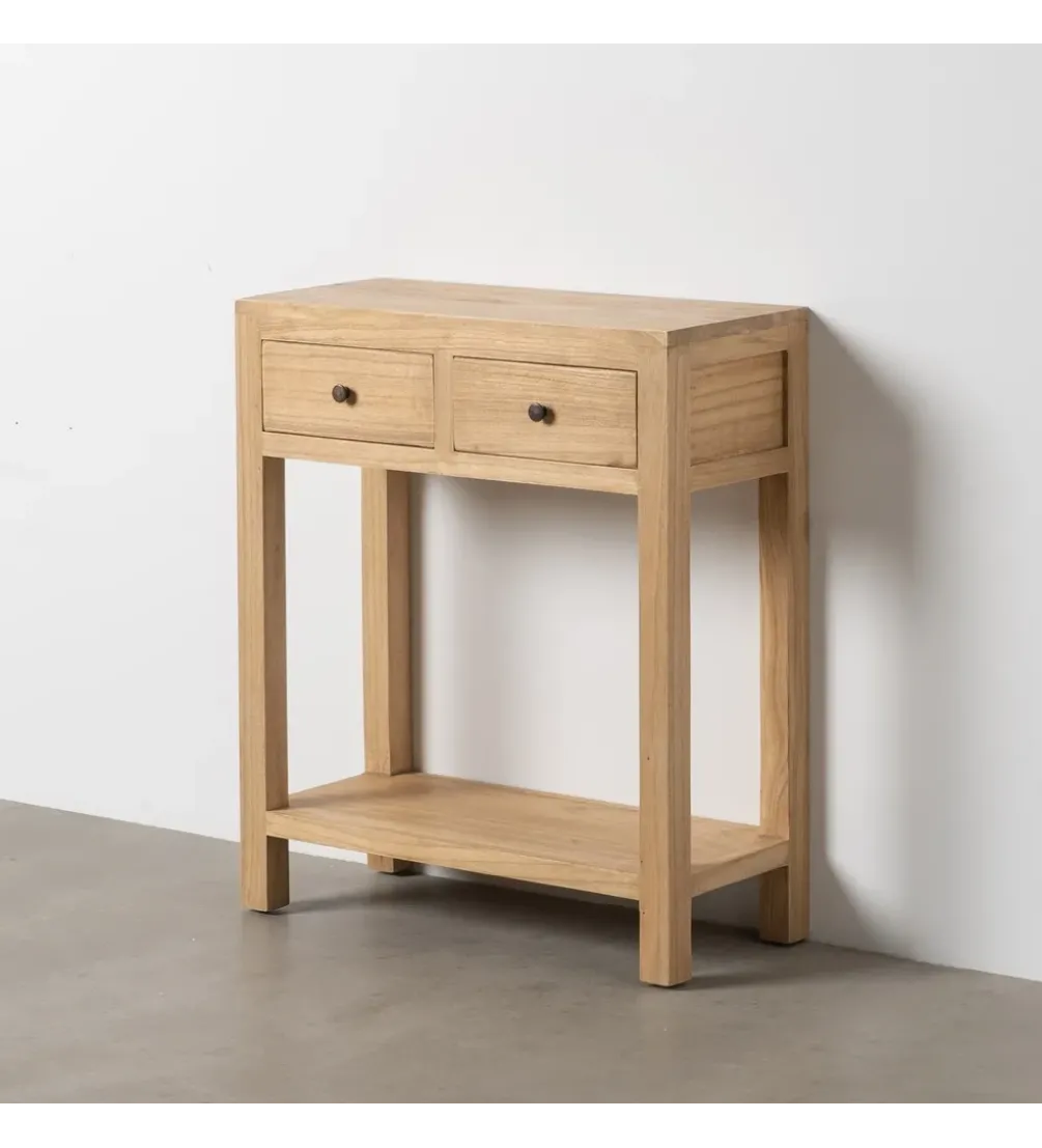 Konsola MEGANY 70 cm drewno mindi