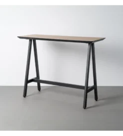Konsola MESINOY 138 cm brązowa