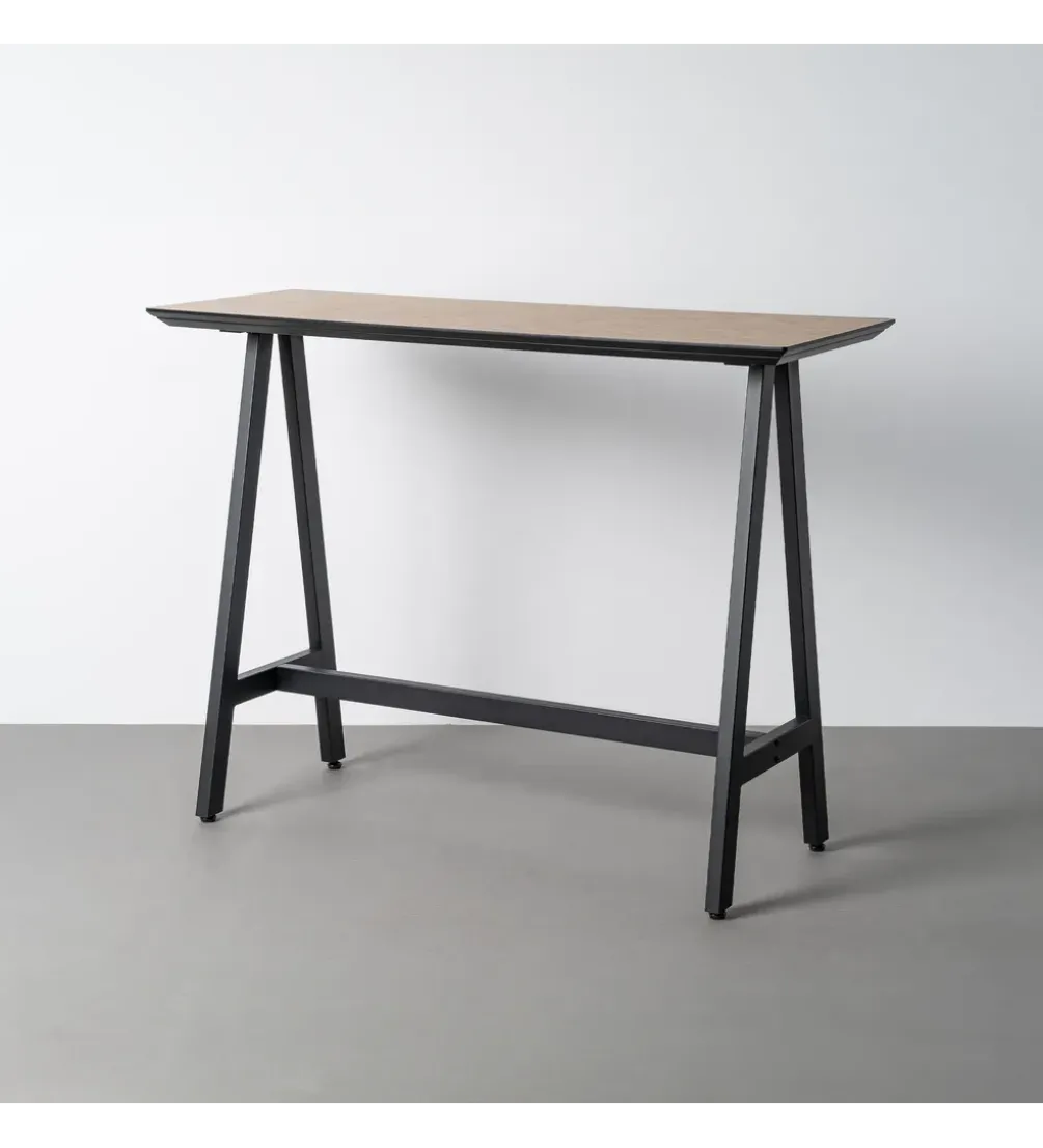 Konsola MESINOY 138 cm brązowa