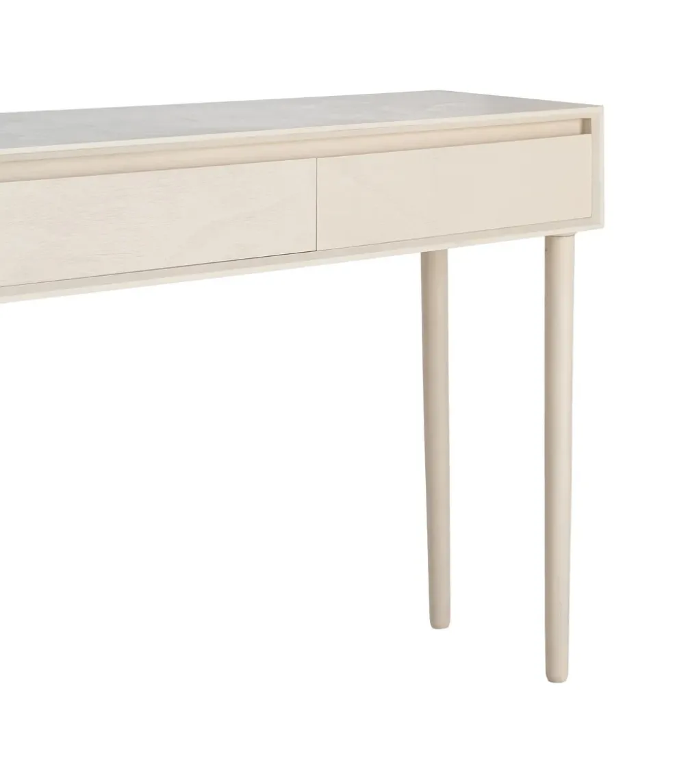 Konsola MESTARONY 90 cm kremowa