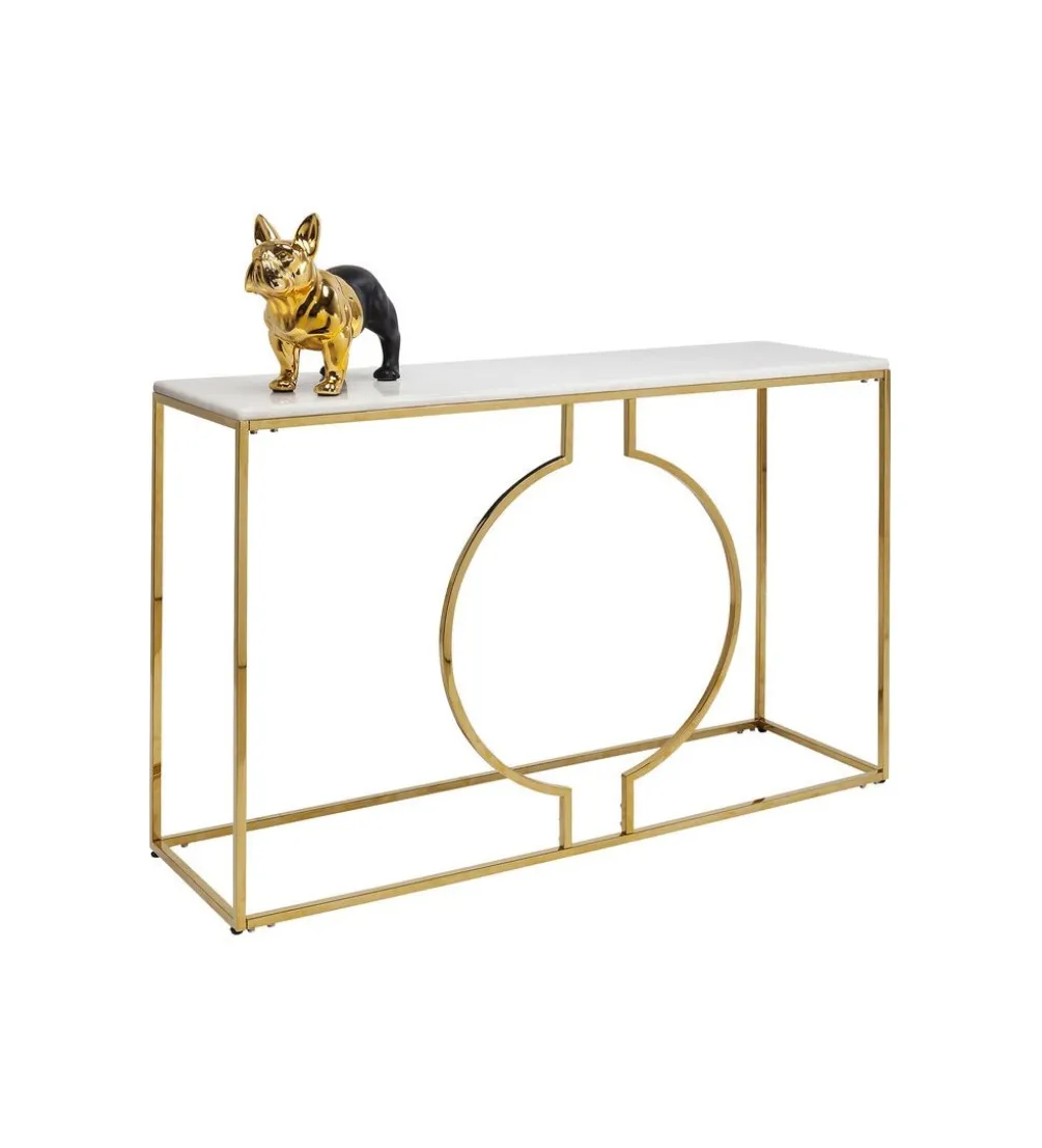 Konsola MIAMI LOFT 120 cm złota