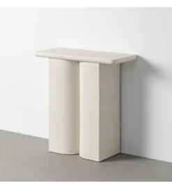 Konsola NERMAN 80 cm biała