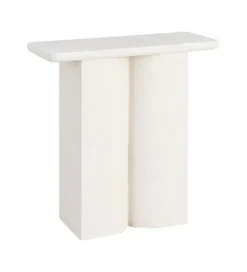 Konsola NERMAN 80 cm biała