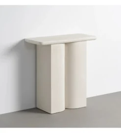 Konsola NERMAN 80 cm biała