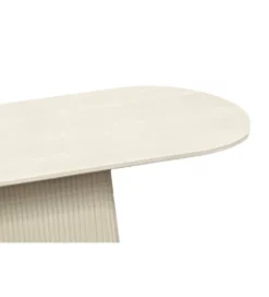 Konsola PATO 140 cm drewno mango biała