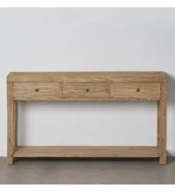 Konsola POVI 150 cm drewno mindi