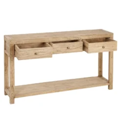 Konsola POVI 150 cm drewno mindi